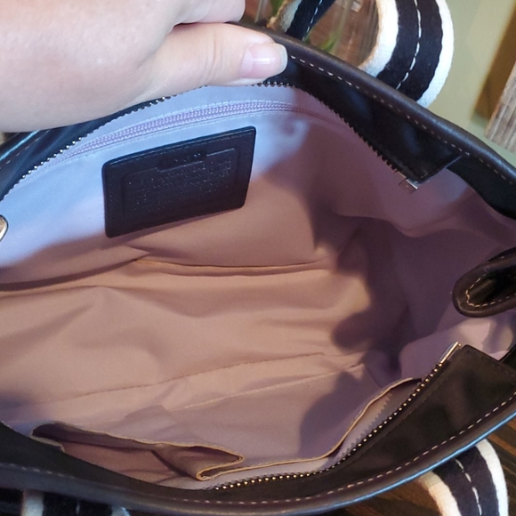 🌴 Coach black nylon Satchel - Picture 5 of 7